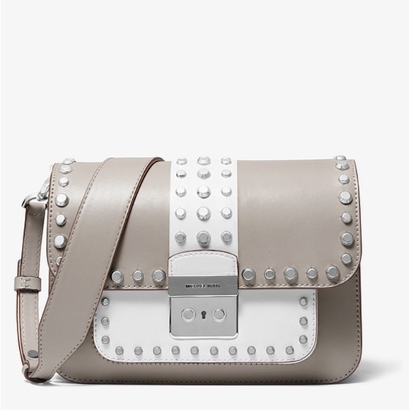 MICHAEL Michael Kors Handbags - MICHAEL KORS Sloan Editor Studded Leather bag